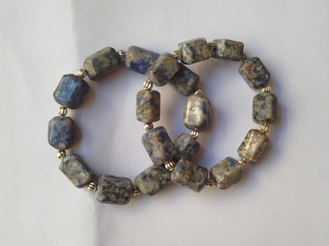 Bracelets of beautiful serpentine stone